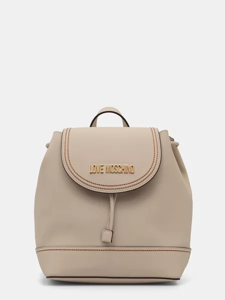 Love Moschino rucsac pentru femei cu imitație de piele bej