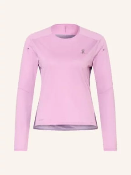 On Koszulka Do Biegania Performance Long-T pink różowa