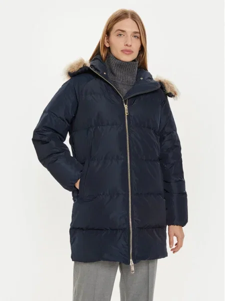 Tommy Hilfiger Пухено яке тъмносин