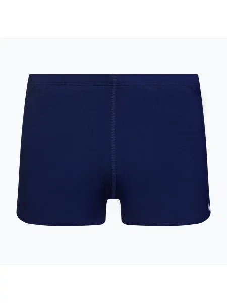 Мъжки боксерки за плуване Nike Hydrastrong Solid Square Leg navy синьо