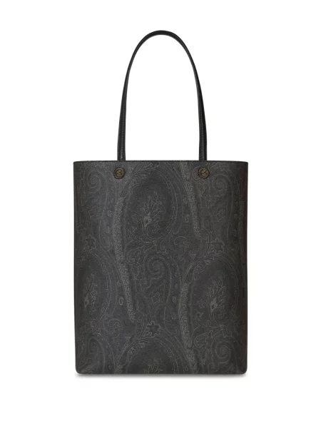 Raštuota rankinė Etro su paisley raštu juoda