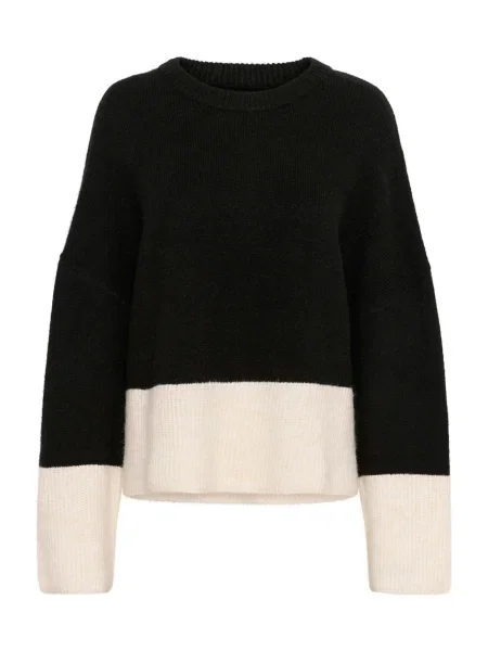 CULTURE Pulover bej negru