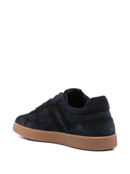 Sneakerși John Harrison din piele de căprioară albastru