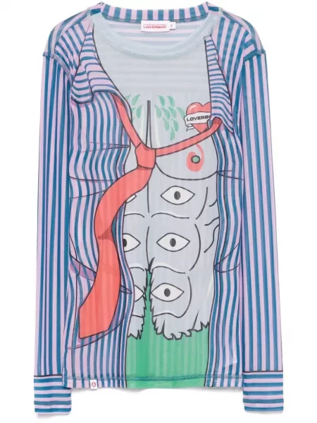 Tinklinis ilgas marškinėliai Charles Jeffrey Loverboy