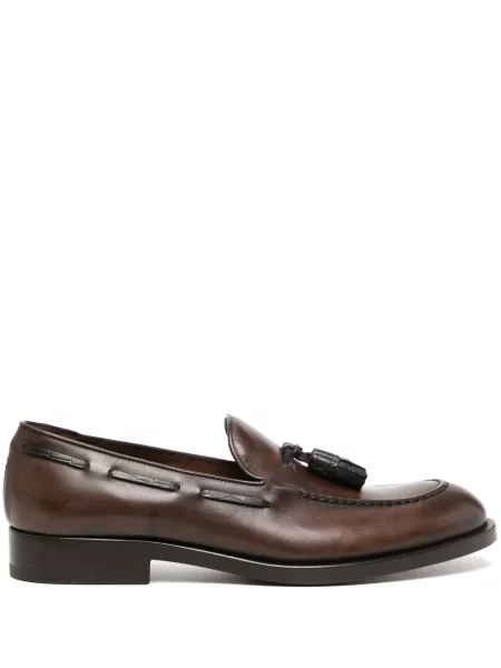 Pantofi loafer Fratelli Rossetti din piele maro