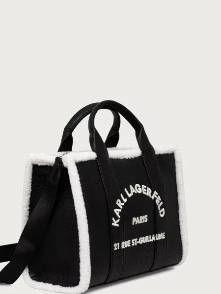 Karl Lagerfeld Nakupovalna torba črna