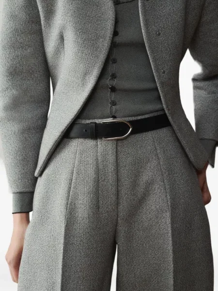 Curea Jacquemus din piele negru