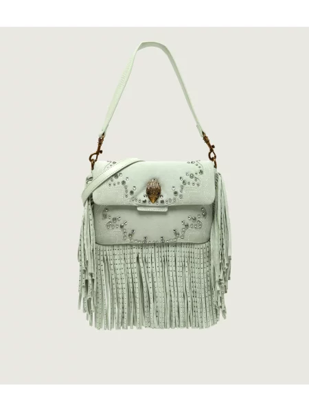 Kurt Geiger Geantă pe umăr Oxford | piele întoarsă verde