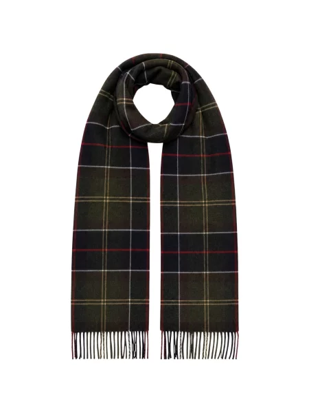 Kockás sál Barbour zöld