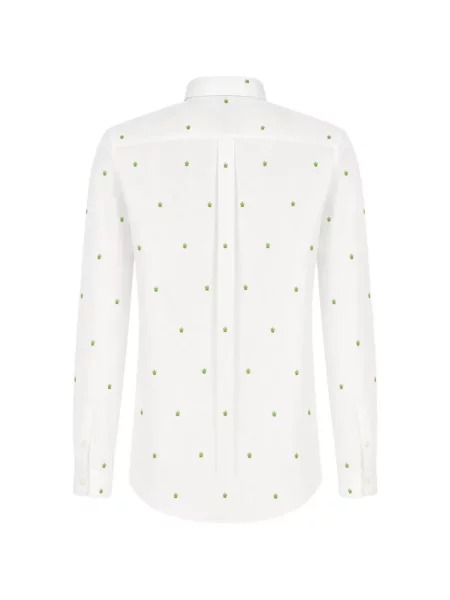 Cămașă Paul Smith cu imagine din poplin alb