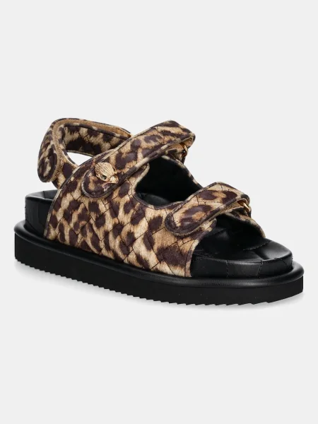 Кожени сандали Kurt Geiger London Orson кафяво
