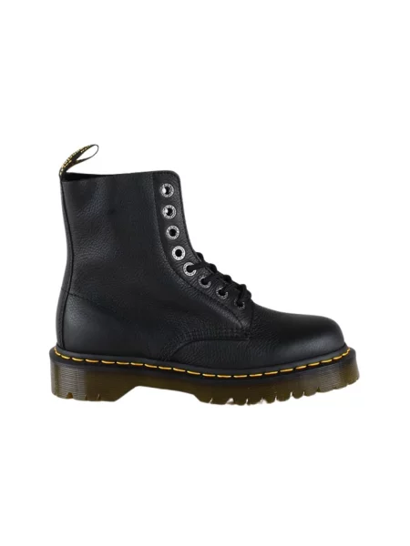 Botki Dr. Martens sznurowane skórzane czarne