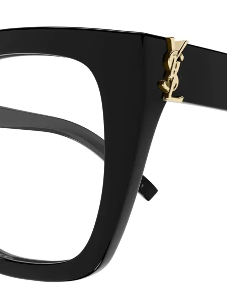 Ochelari de soare pătrați Saint Laurent Eyewear negru