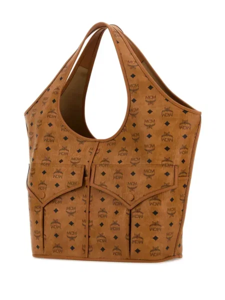 Geantă shopper Mcm maro