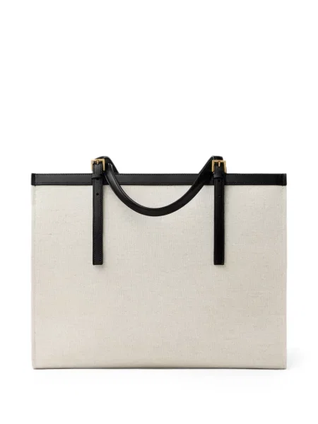 Geantă shopper Versace din canvas