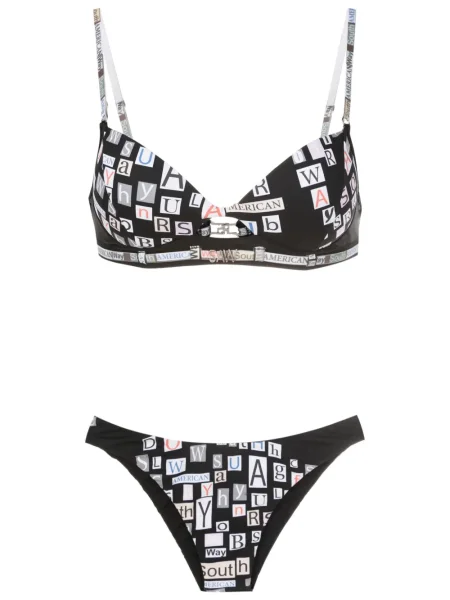 Bikini Amir Slama cu imagine negru