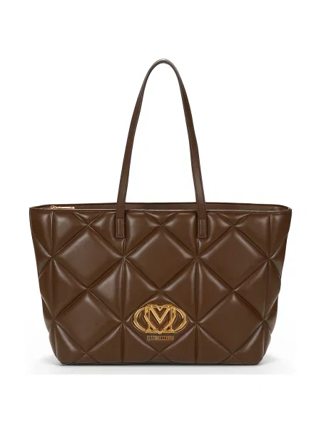 LOVE MOSCHINO Ročna torba rjava