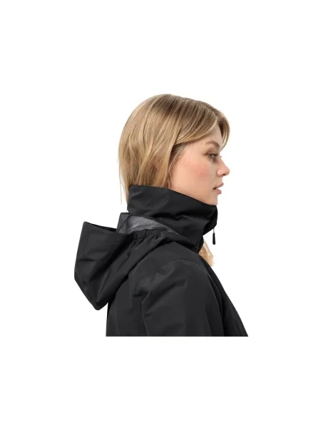 Geacă Jack Wolfskin negru