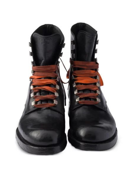 Botine Prada din piele negru