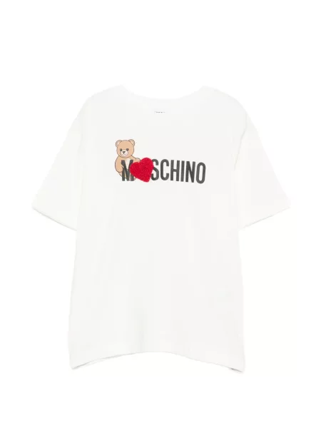 Koszulka dziecięca Moschino biała