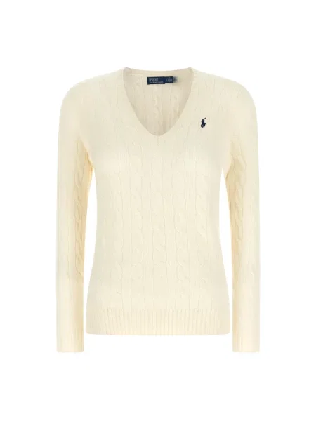 Polo Ralph Lauren Sweter Écru beżowy