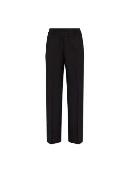 Spodnie Golden Goose wełniane plisowane czarne