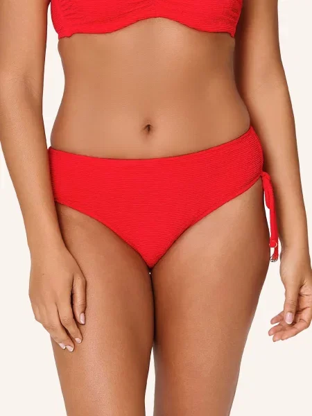 LingaDore Slip costum de baie intens roșu