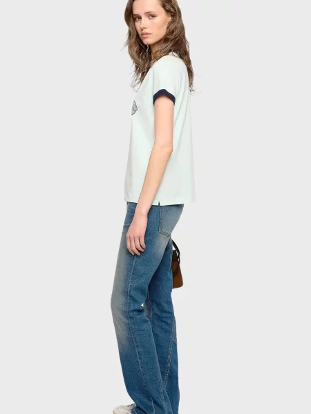 Футболка Zadig&voltaire блакитна