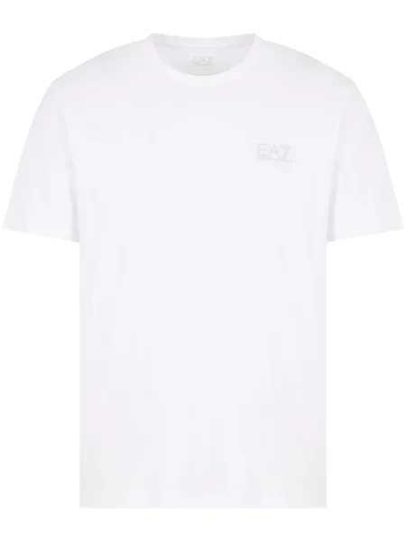 Tricou Ea7 Emporio Armani cu aplicații alb