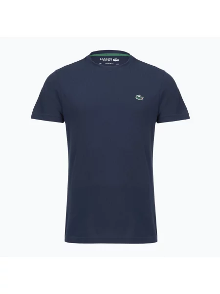 Tricou de tenis pentru bărbați Lacoste navy blue/white alb