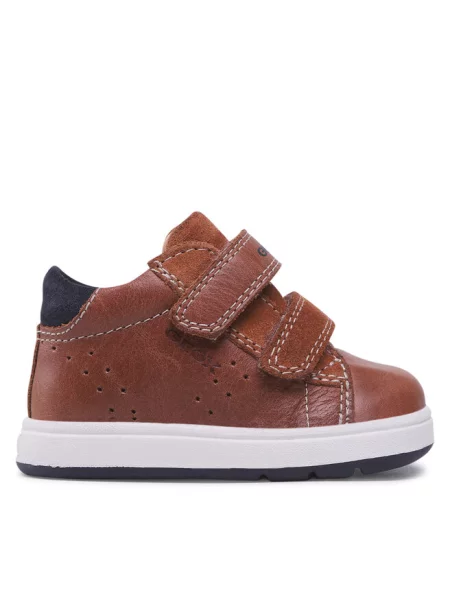 Sneakersy Geox brązowe