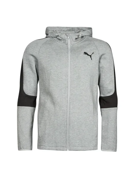Mikina s kapucňou Puma sivá