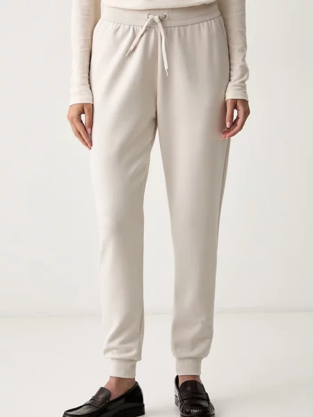 Armani Exchange pantaloni de trening pentru femei bej