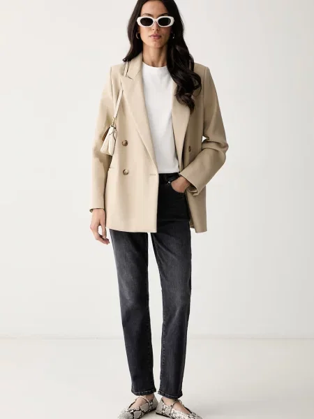 Weekend Max Mara Jeans LANA negru denim gri