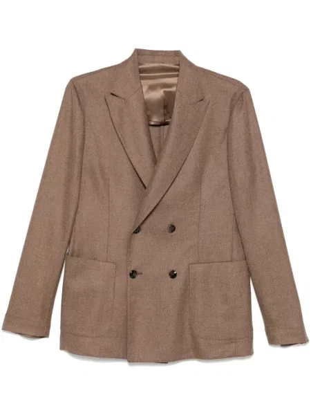 Blejzer Barba od flanela smeđa