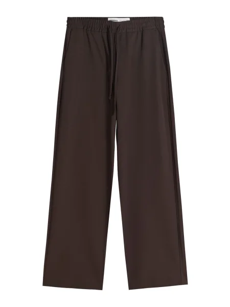 Bershka Hlače čokolada