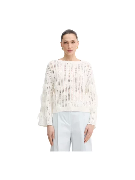 Sweter Twinset beżowy