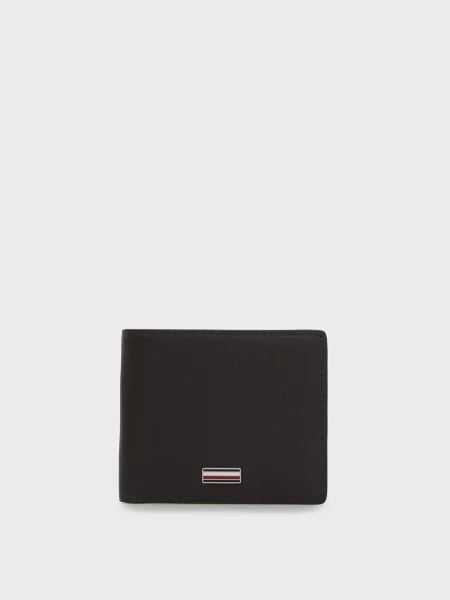 Шкіряний гаманець Tommy Hilfiger коричневий