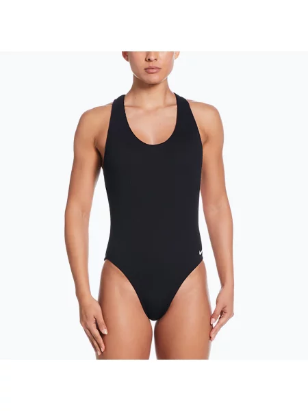 Nike Elevated Essential Crossback дамски бански от една част черен