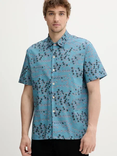 PS Paul Smith cămașă din regular turcoaz