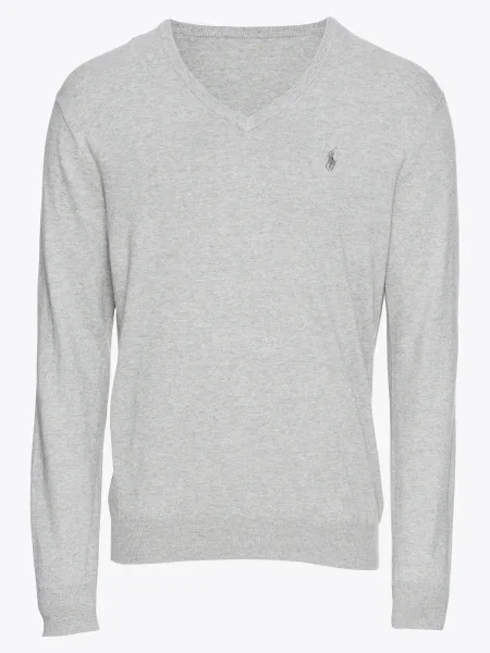 Polo Ralph Lauren Sveter LS SF VN PP-LONG SLEEVE-SWEATER' sivá