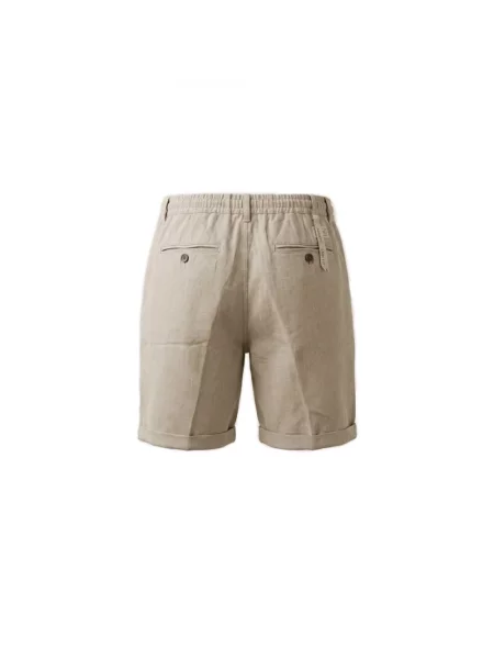 Szorty 40weft casual beżowe