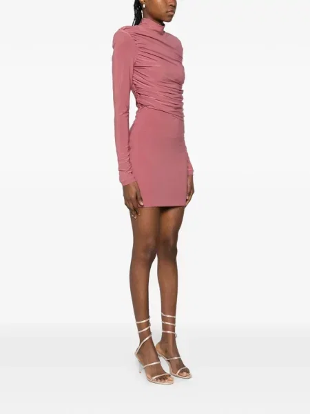 Rochie mini Mitiliane Couture drapată de costum roz