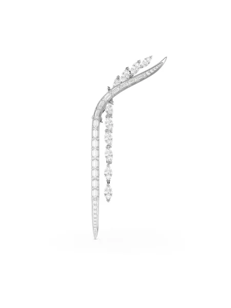 Swarovski broszka cyrkoniowa MESMERA szara