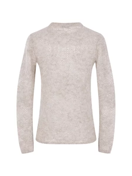 Pulover Brunello Cucinelli cu paiete tricotate