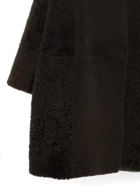 Avikailio grįžtamas avikailio paltas Tom Ford ruda