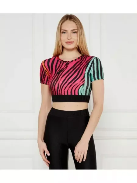 Just Cavalli Blúz | Cropped Fit rózsaszín