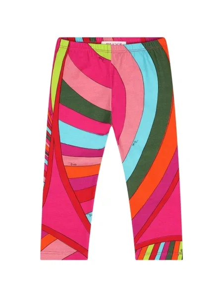 Legginsy dziecięce Pucci różowe