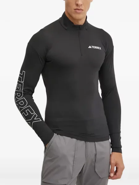 Csíkos tornaterem rövidnadrág Adidas nyomtatás kék