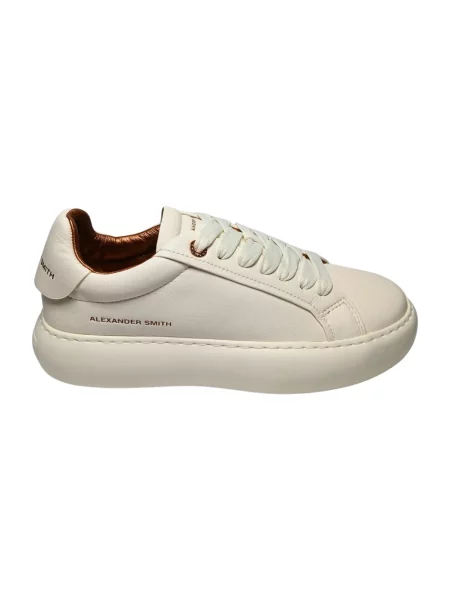 Sneakersy Alexander Smith skórzane białe